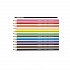 Акварельные карандаши шестигранные ArtBerry 12 цветов с кисточкой  - миниатюра №1